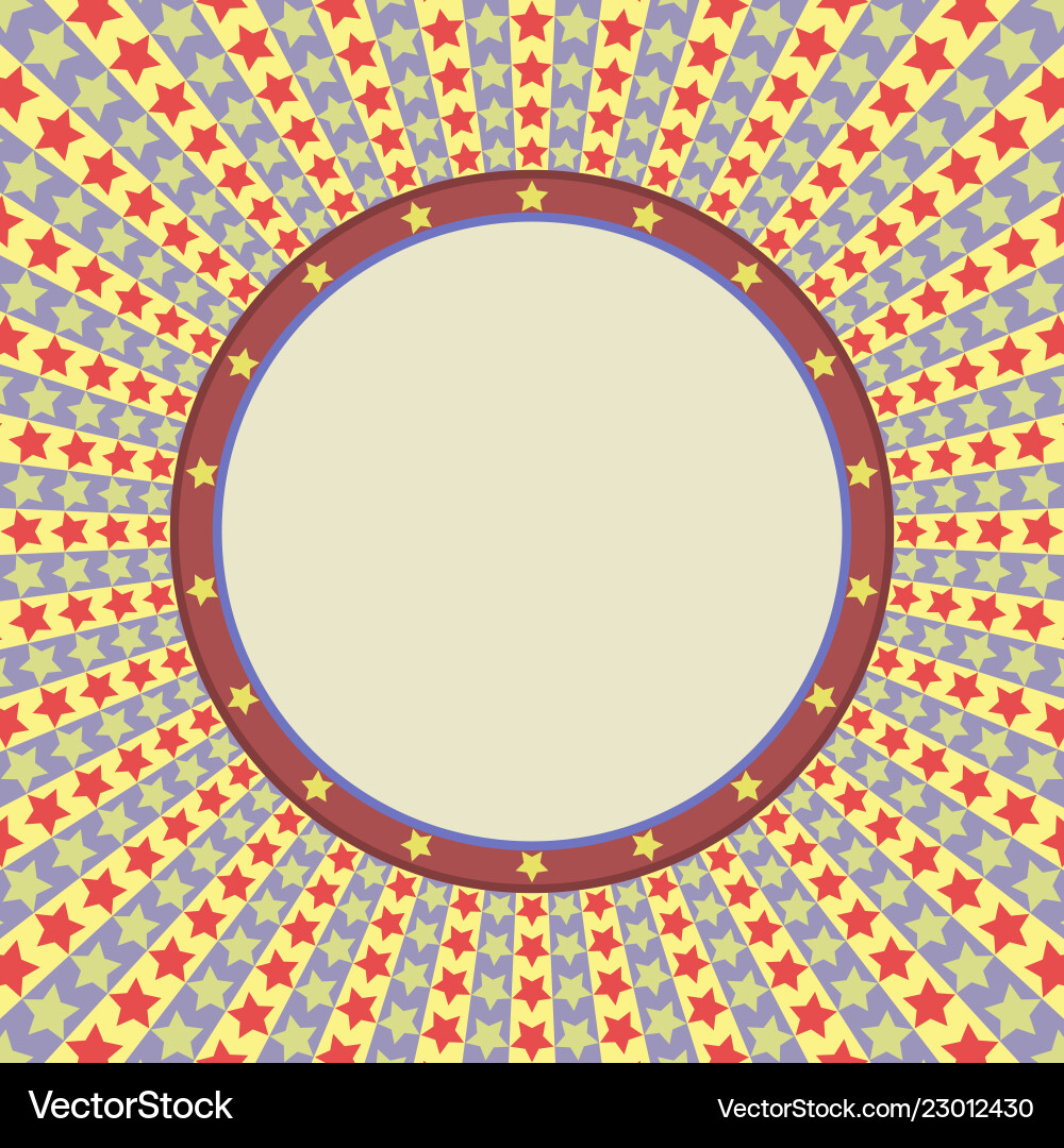 Old-fashioned background with star pattern Vector Image