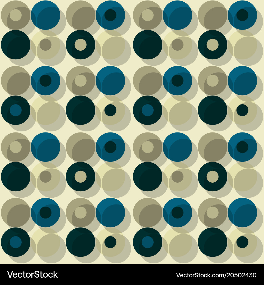 Orbit offset seamless pattern vector image