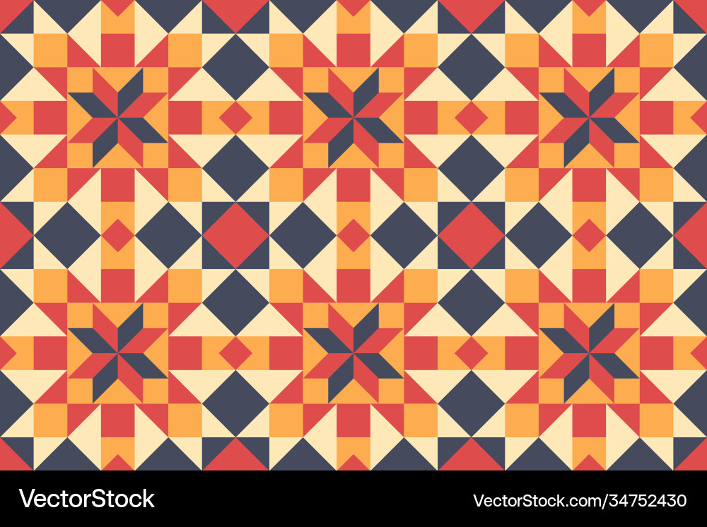 Patchwork seamless pattern Vector Image