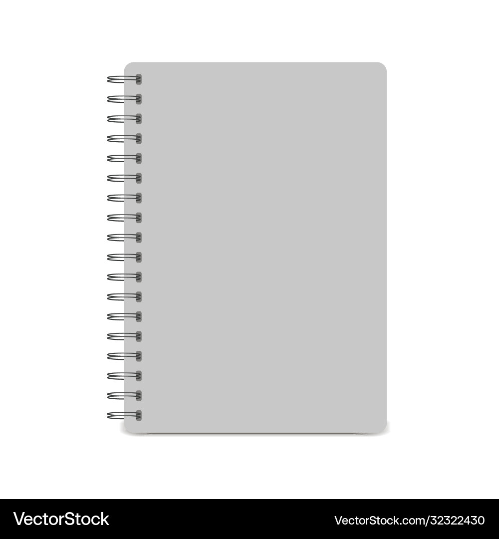 Spiral notepad notebook closed icon Spiral notepad notebook closed icon vector image