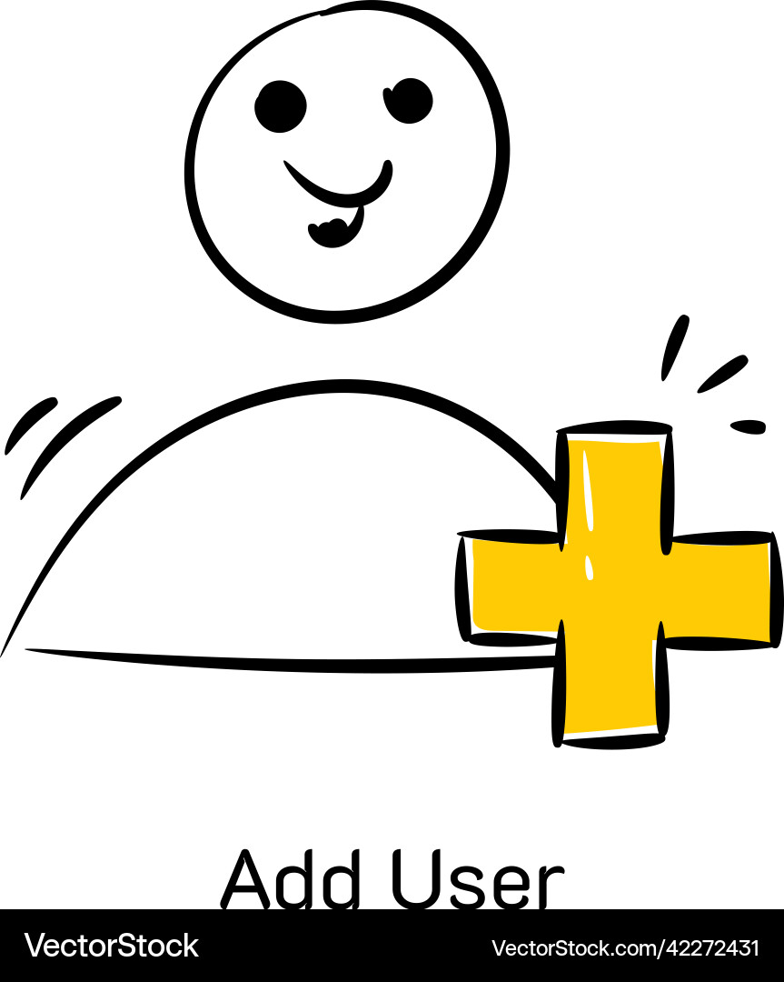Add user vector image