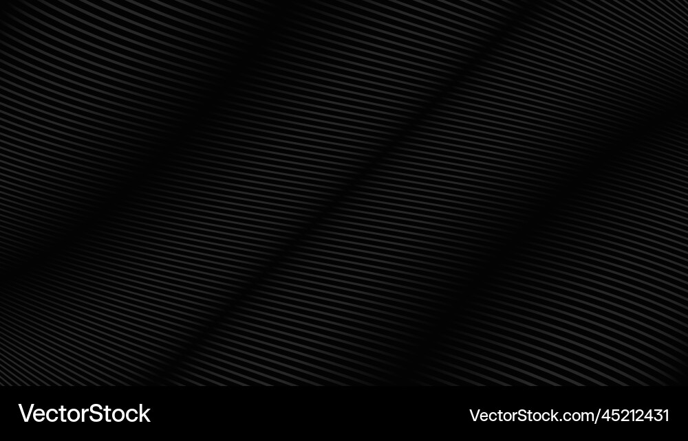 Black background with line curve Black background with line curve vector image