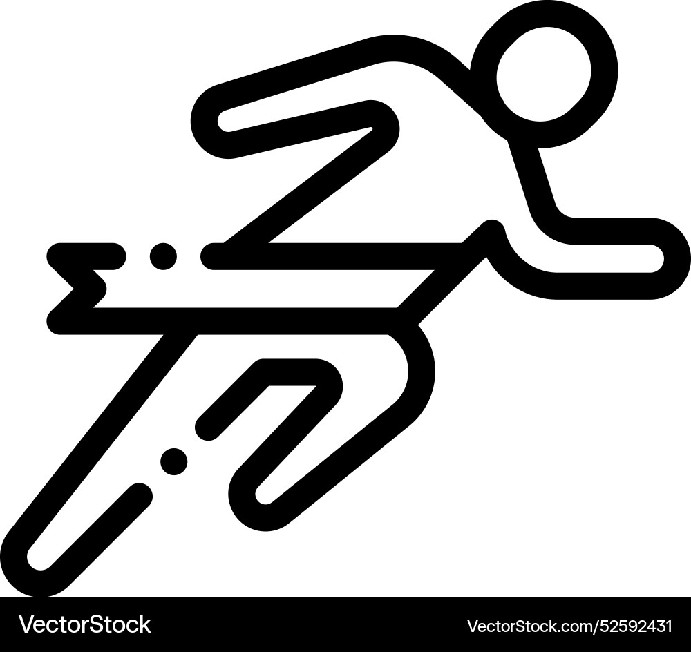 Competition icon thin linear style design Competition icon thin linear style design Vector Image