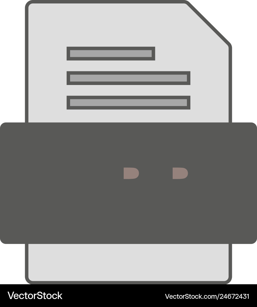 Cpp file document icon vector image