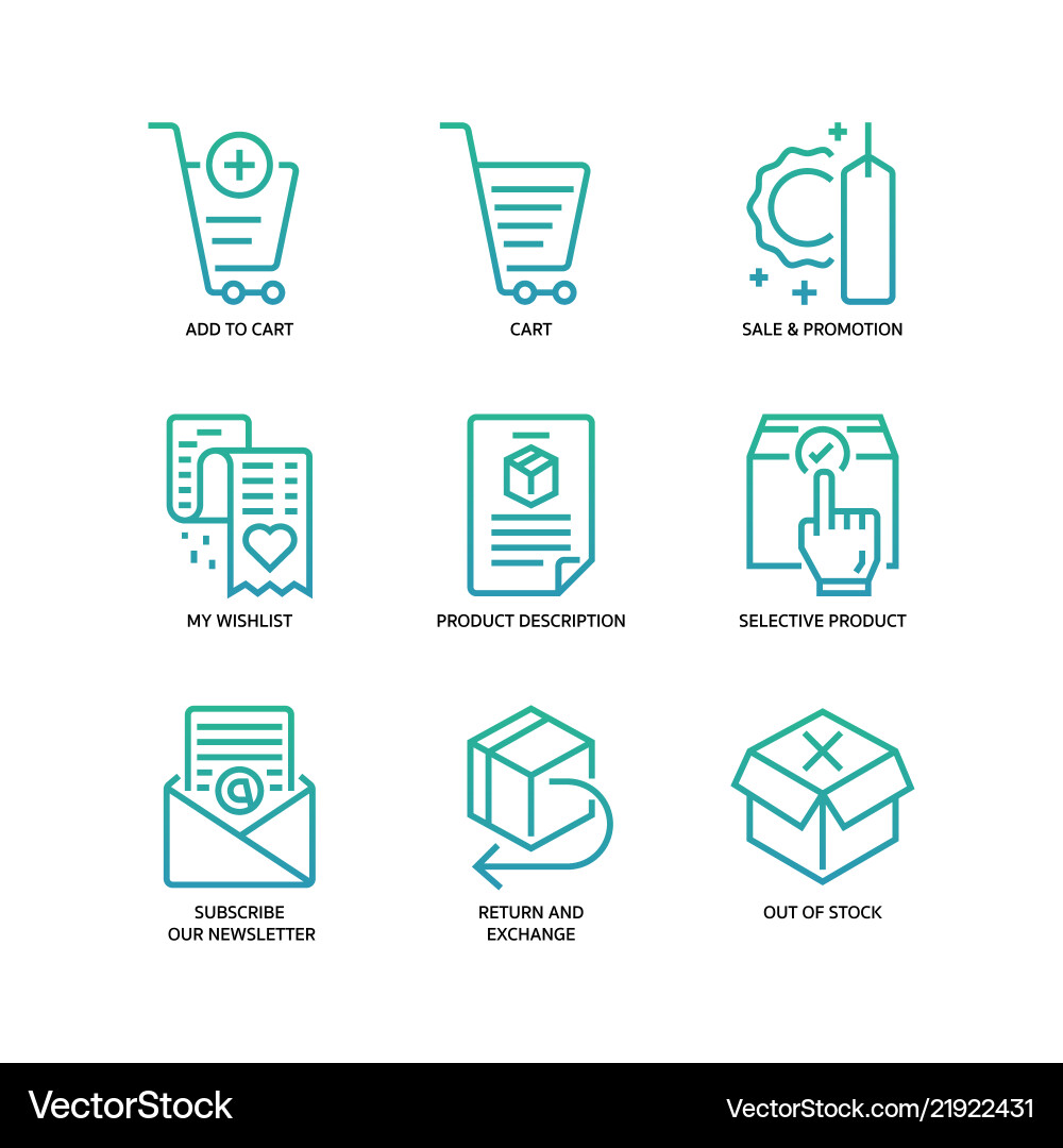 E-commerce website icon Vector Image