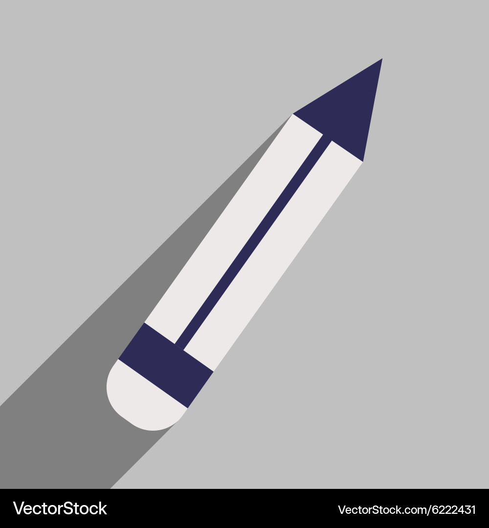Flat with shadow icon and mobile application Vector Image