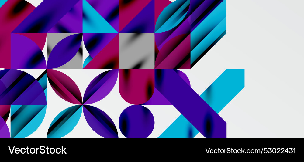Geometric neo patterns abstract background vector image