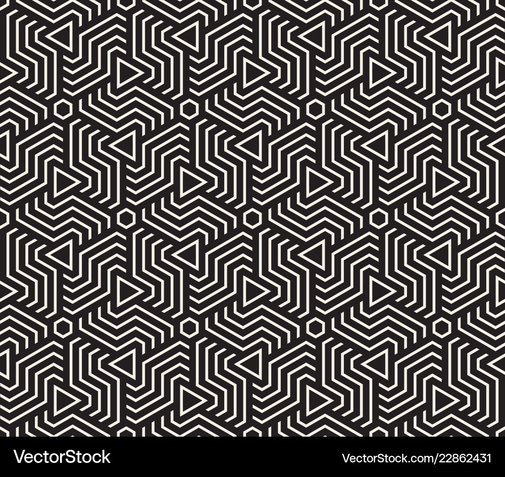 Geometric Triangle Pattern Vector Image