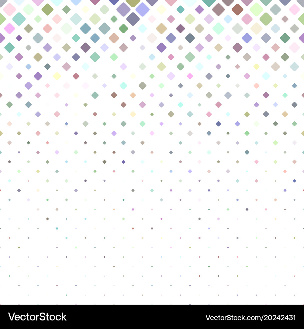 Geometrical diagonal square pattern background vector image