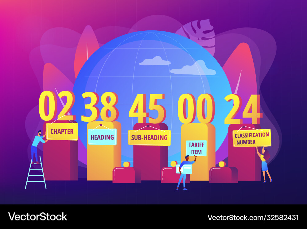 Harmonized system concept Harmonized system concept vector image