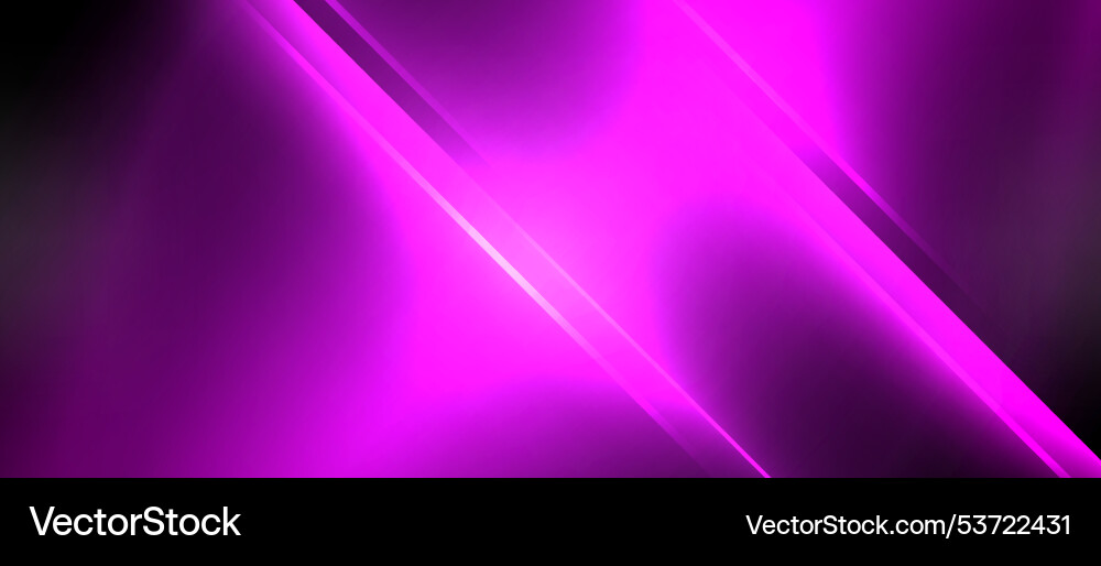 Neon dynamic diagonal light rays background Vector Image