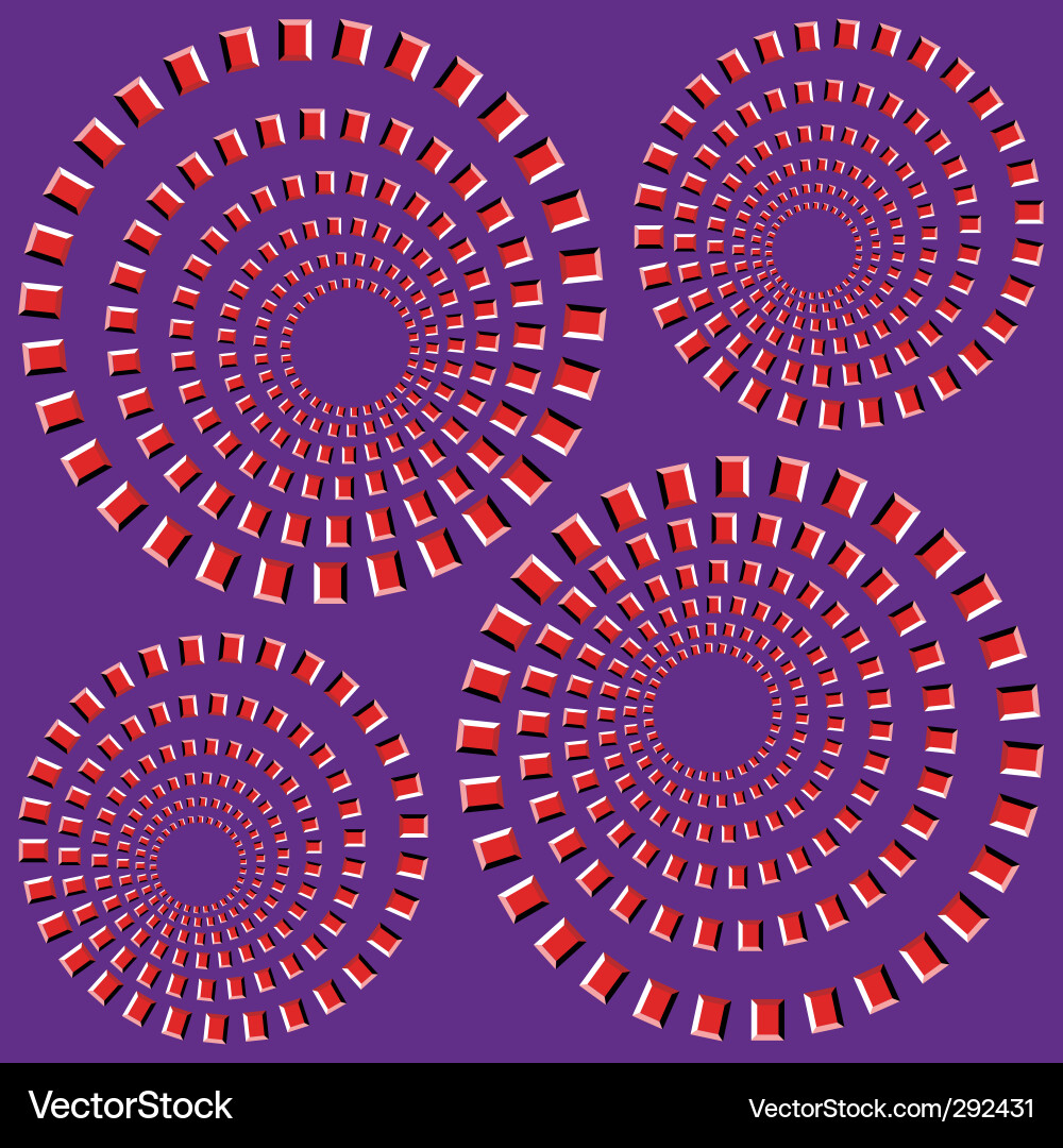 Rotating Circles Abstract vector image