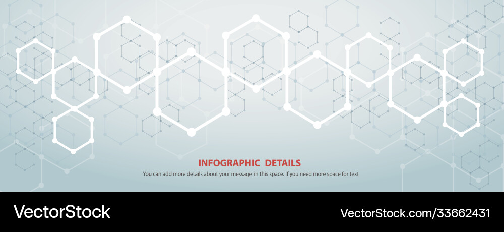 Shape hexagon concept design Vector Image