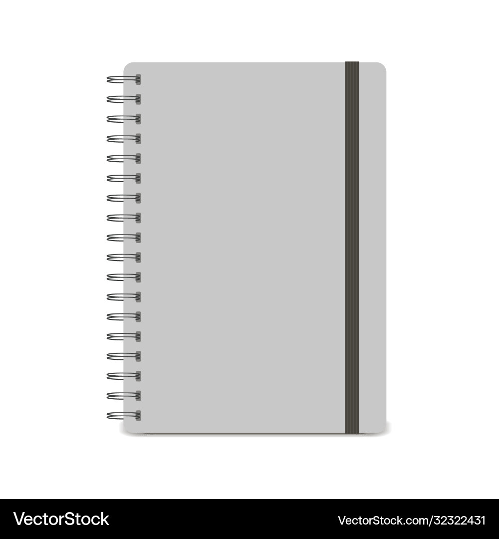 Spiral notepad notebook closed icon Spiral notepad notebook closed icon vector image