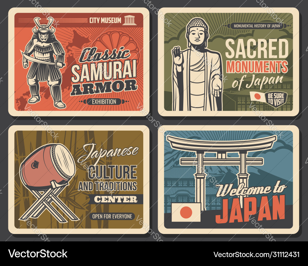 Welcome to japan japanese culture and traditions Welcome to japan japanese culture and traditions vector image