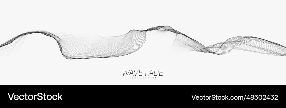 Abstract background with faded line waves warped Abstract background with faded line waves warped vector image