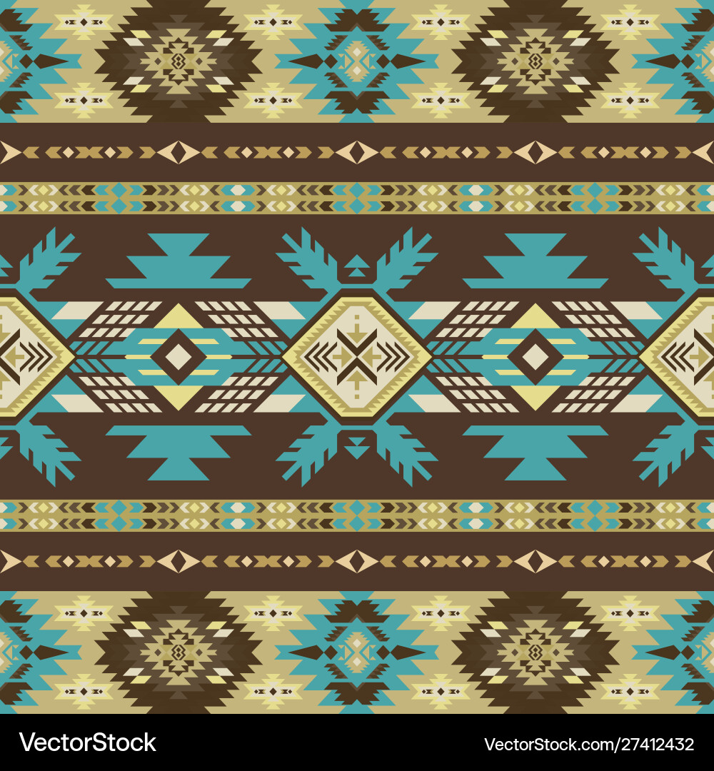 Native Southwestern Navajo Pattern Vector Image