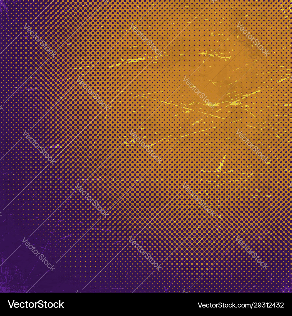Old scratched card with halftone gradient Old scratched card with halftone gradient Vector Image