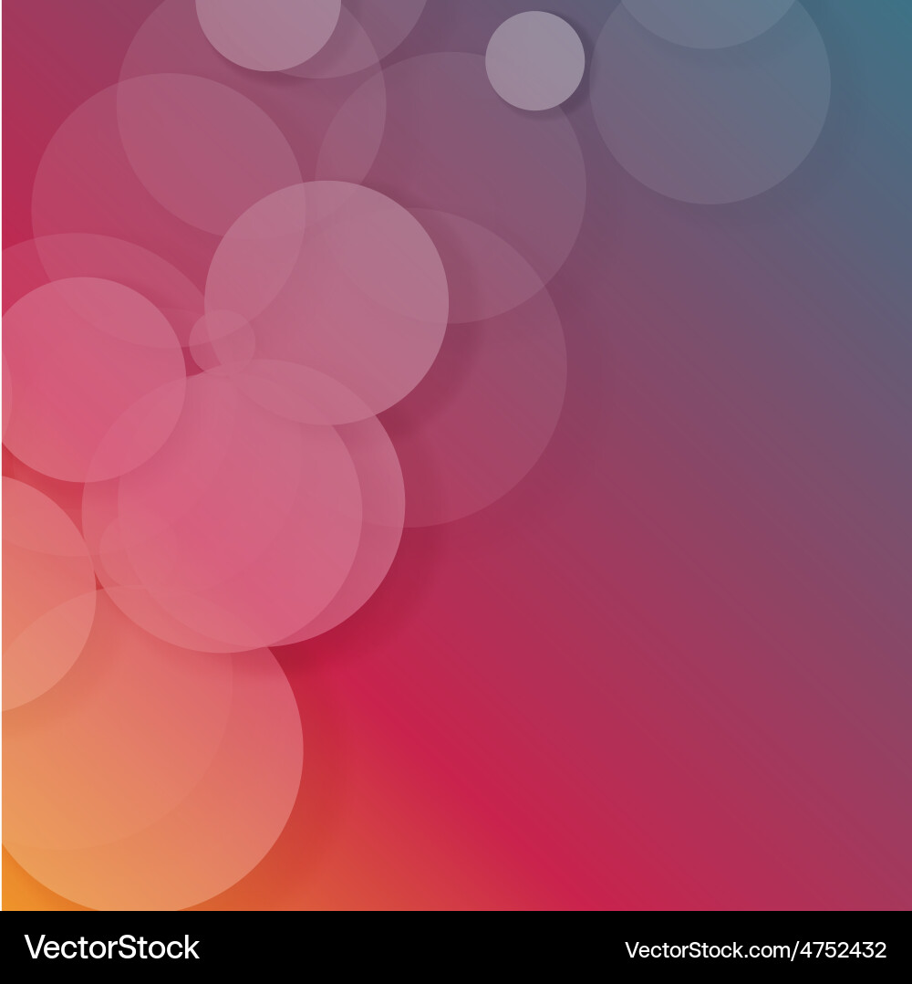 Paper circle with drop shadows vector image