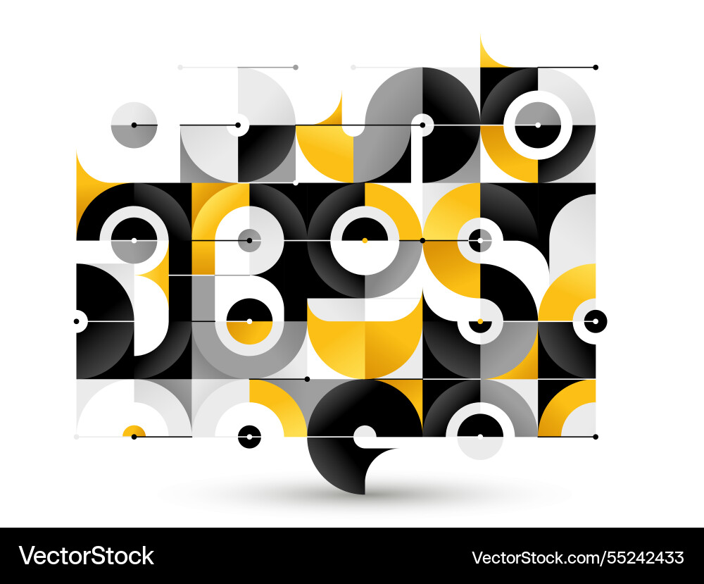 Abstract geometric background isolated tech style Abstract geometric background isolated tech style vector image