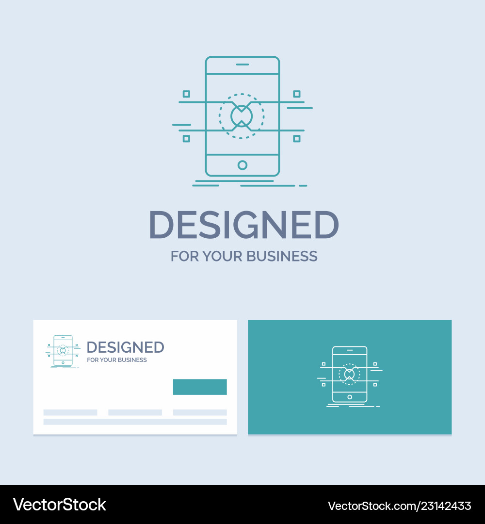 Api interface mobile phone smartphone business Api interface mobile phone smartphone business vector image