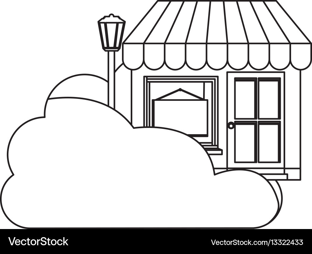 Database hosting icon stock Vector Image