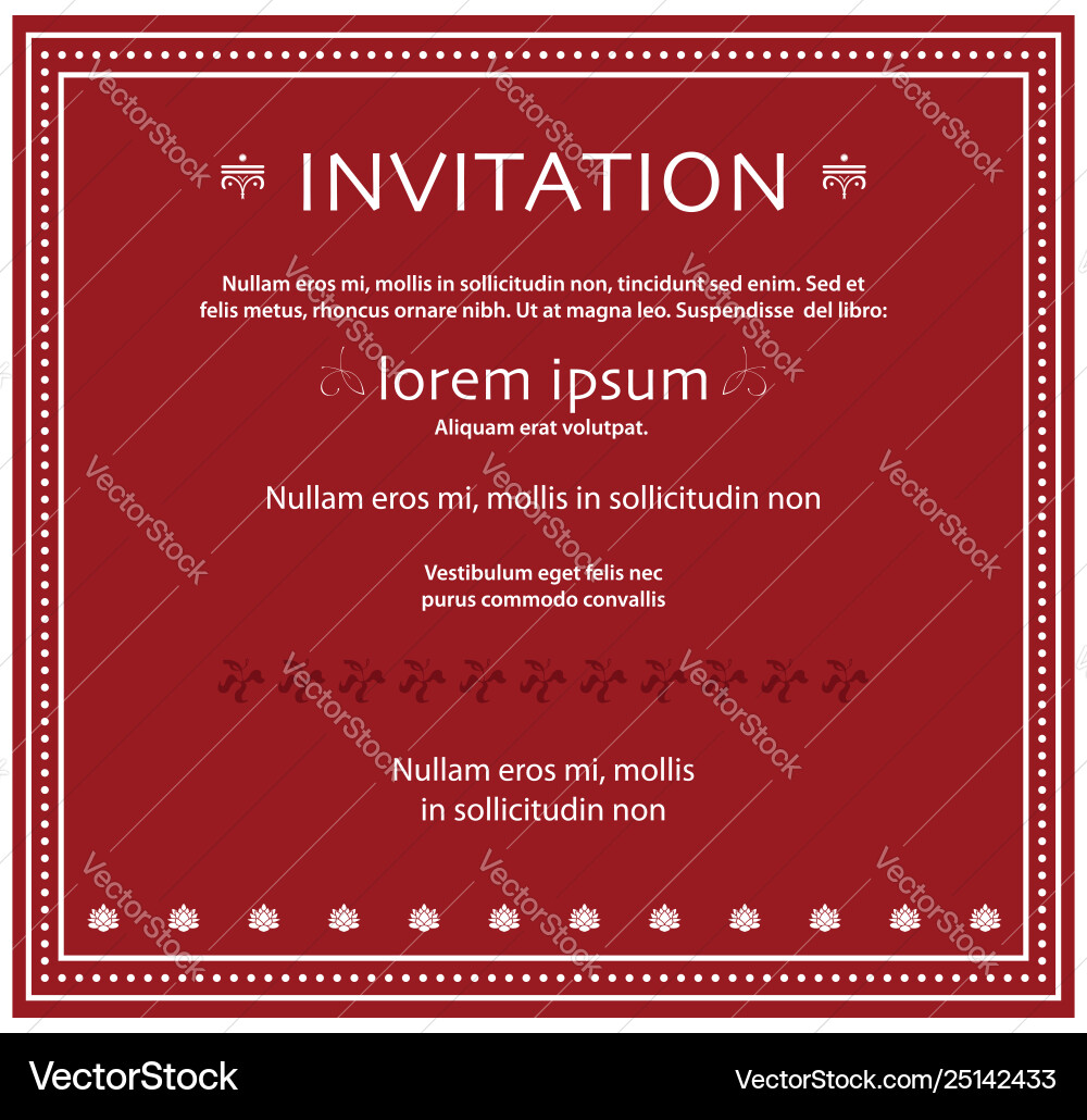 Event invitation Event invitation vector image