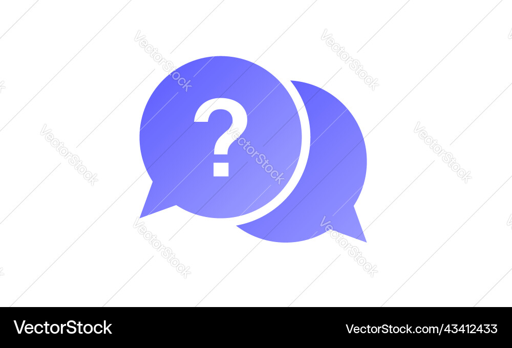 Fragezeichen Symbol Hilfe Symbol faq Zeichen Vektorbild