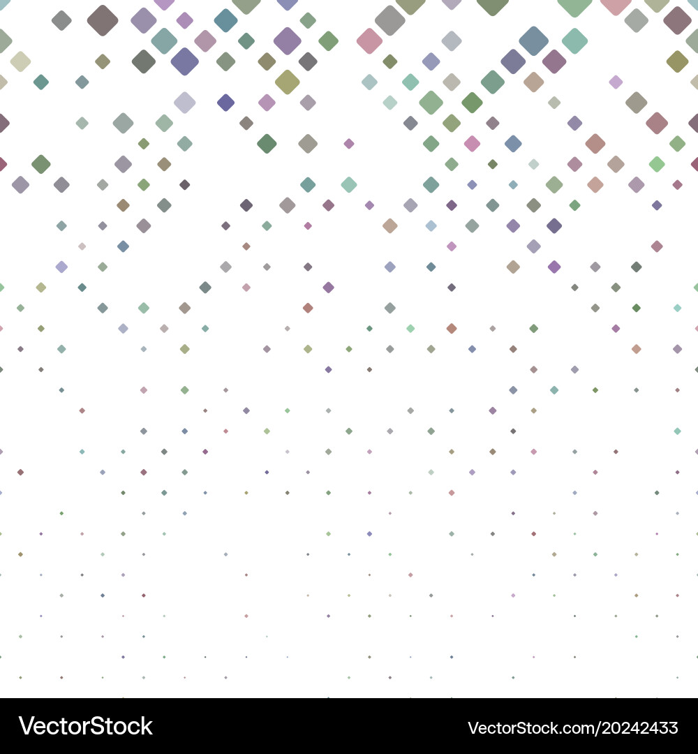 Geometrical diagonal square pattern background vector image