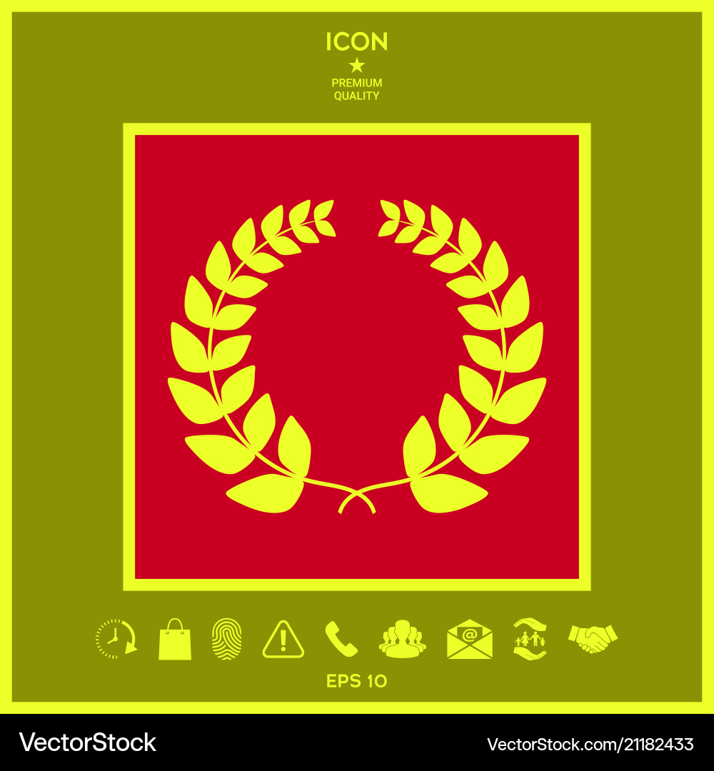 Laurel wreath - for yor design Laurel wreath - for yor design vector image