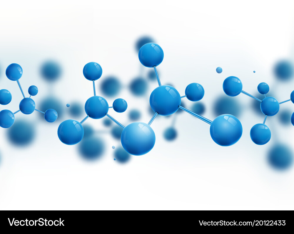 Molecule Network nahtlose Rand Design Hintergrund Vektorbild
