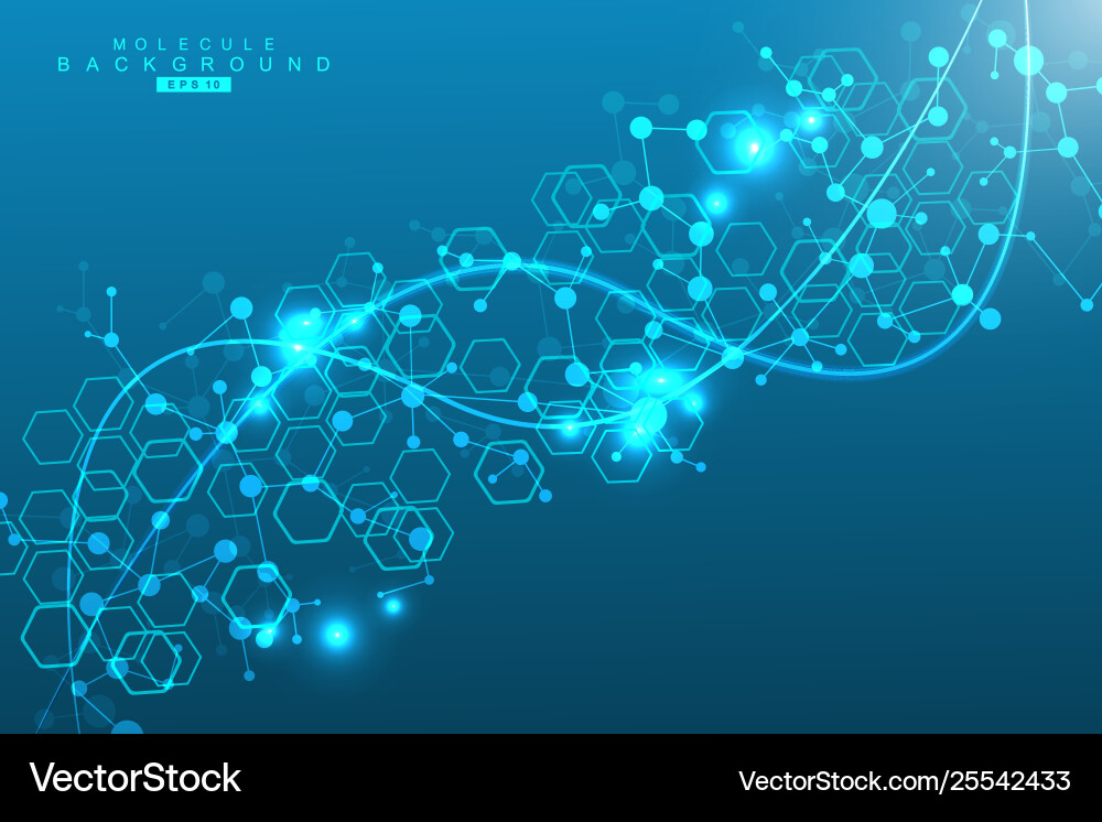 Science network pattern connecting lines and dots Science network pattern connecting lines and dots vector image