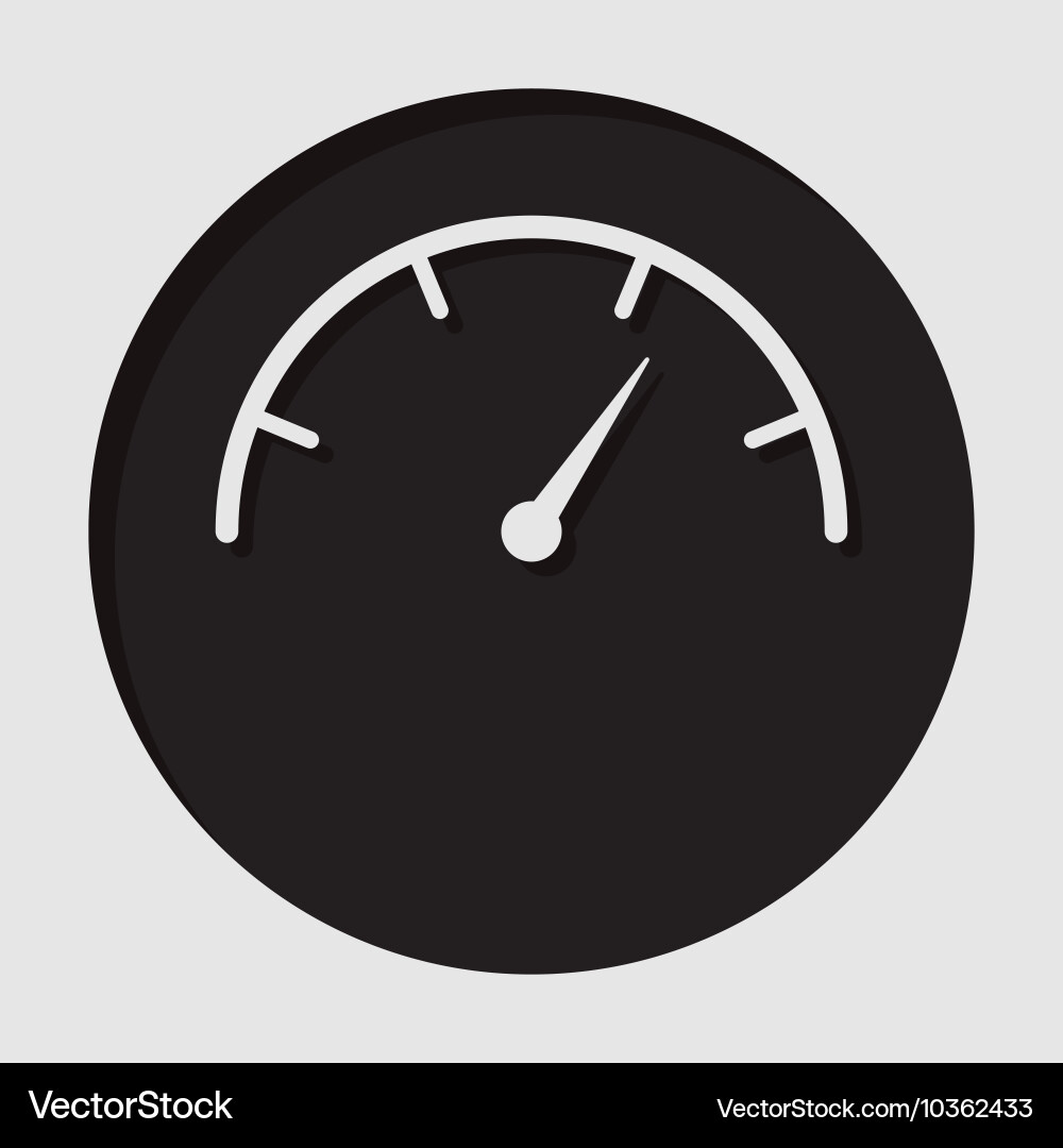 Speedometer Dial Icon vector image