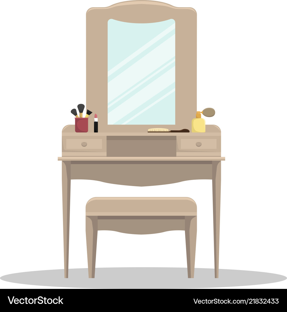 Trellis with mirror Trellis with mirror vector image