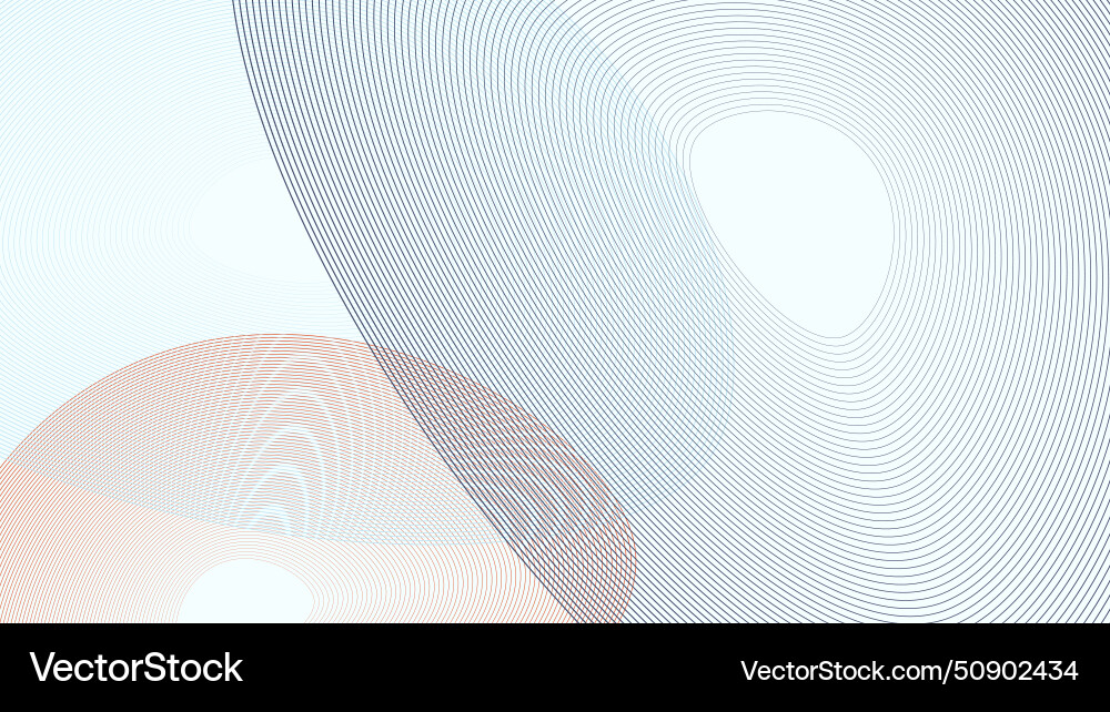 Abstract circle line pattern colors on white Abstract circle line pattern colors on white vector image