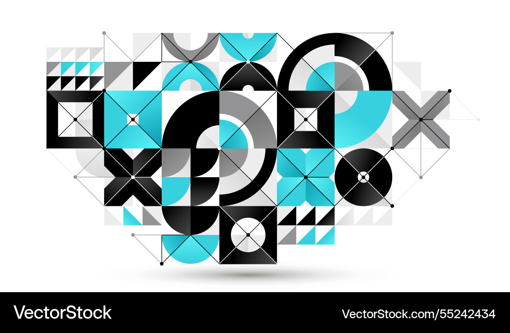 Abstract geometric pattern background network Abstract geometric pattern background network vector image