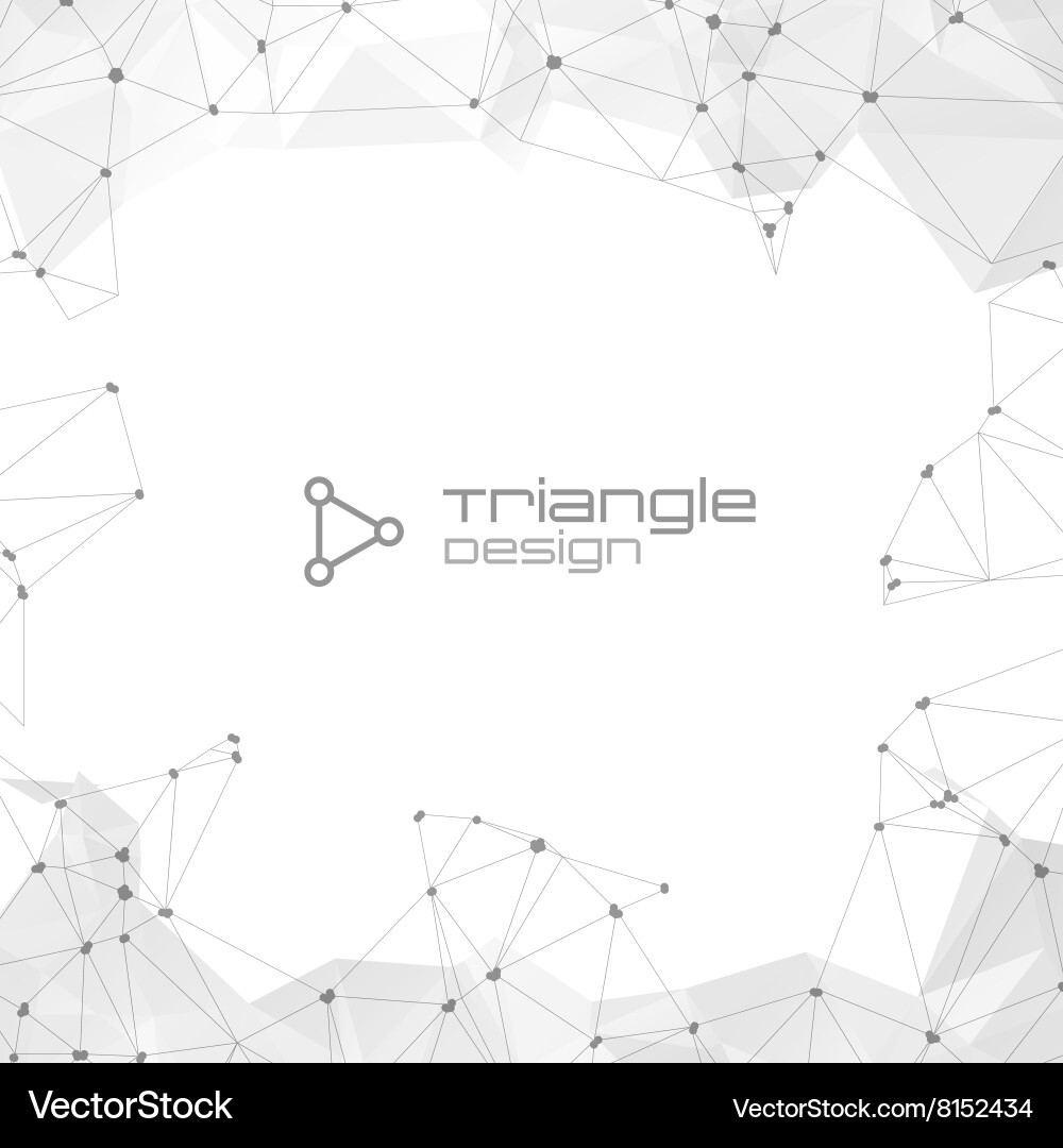 Abstract triangular background Vector Image