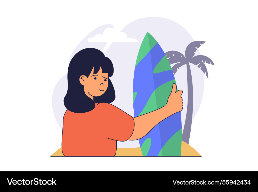 Hobby activity concept with cartoon people in flat Hobby activity concept with cartoon people in flat vector image