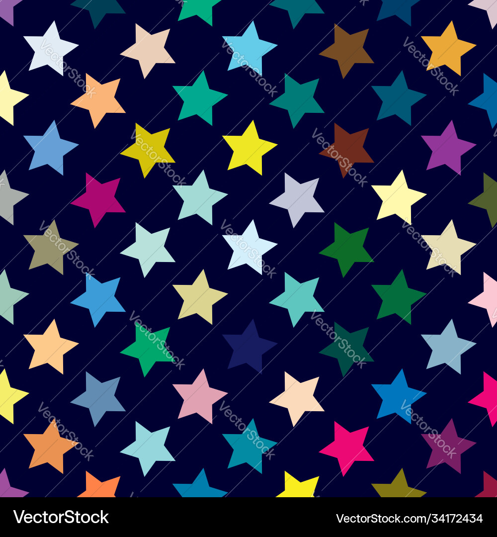 Repeatable star background pattern seamless Repeatable star background pattern seamless Vector Image