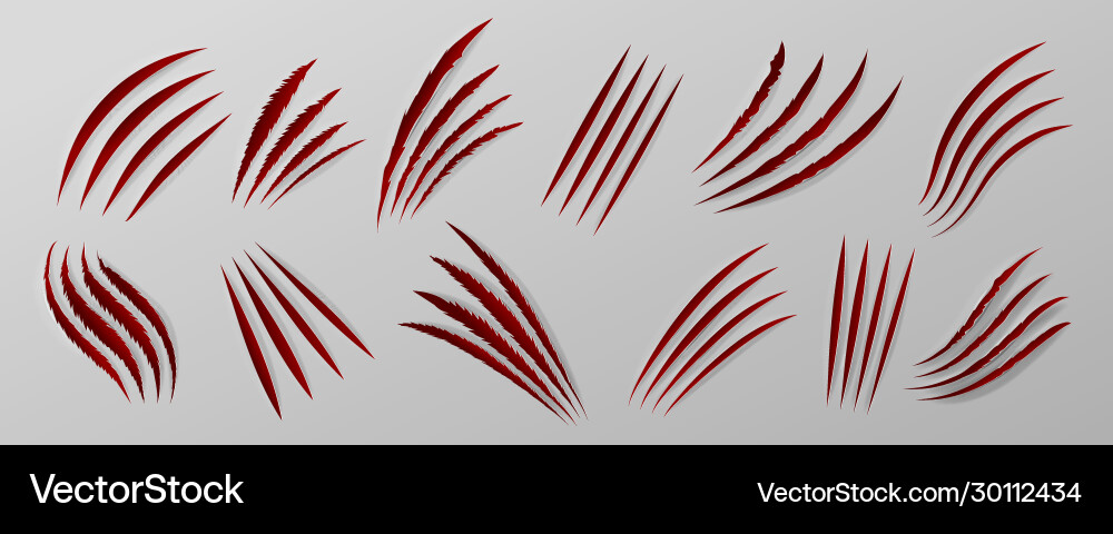 Sliced paper realistic hole in sheets Sliced paper realistic hole in sheets vector image