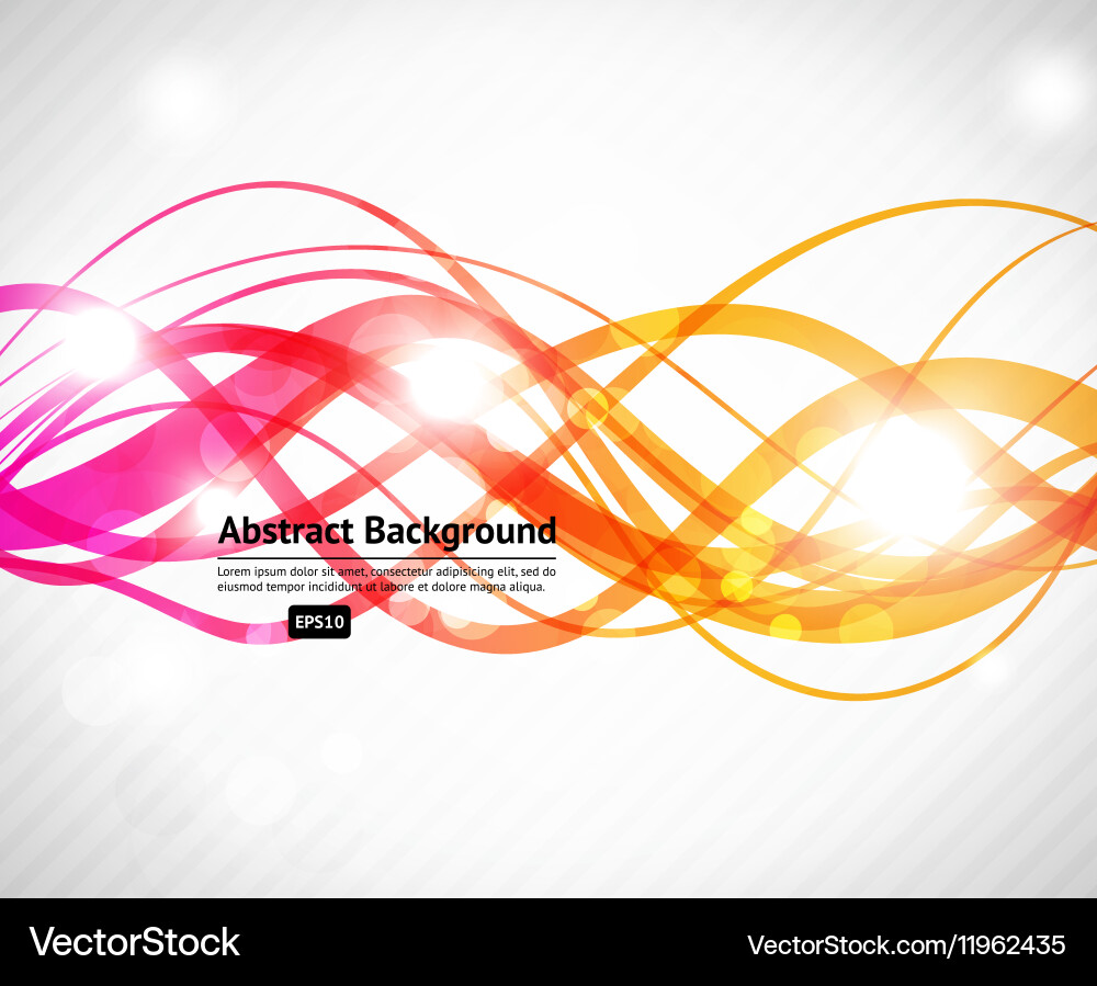 Abstract background with curved lines Vector Image