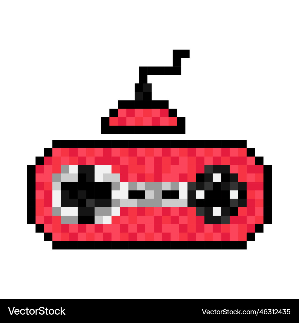 Controller video game play retro pixel art Controller video game play retro pixel art vector image