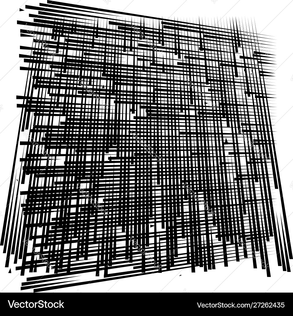 Gitternetz abstrakte geometrische Muster segmentiert vektorbild