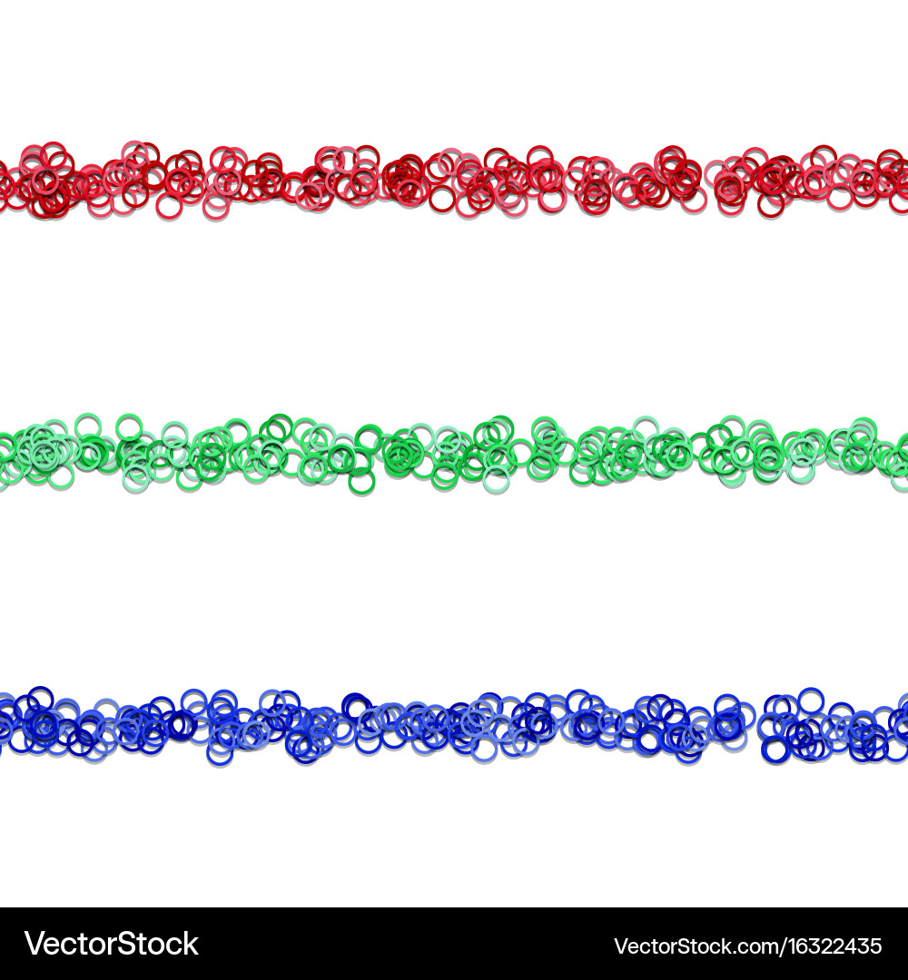 Random Kreis Muster Textteiler Liniendesign vektorbild