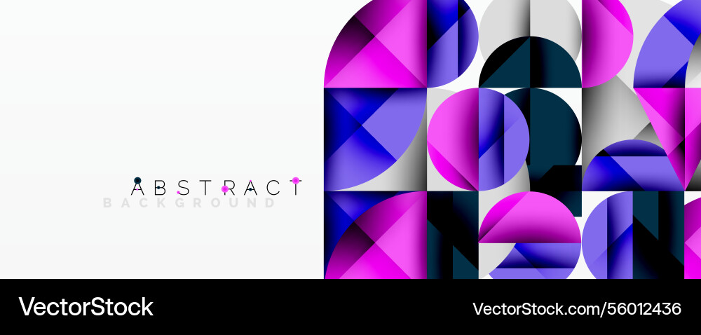 Abstract geometric design with intersecting Vector Image