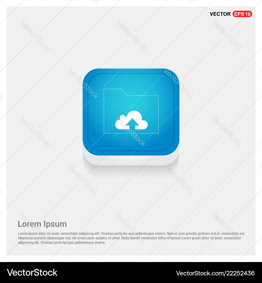 Computer folder icon vector image