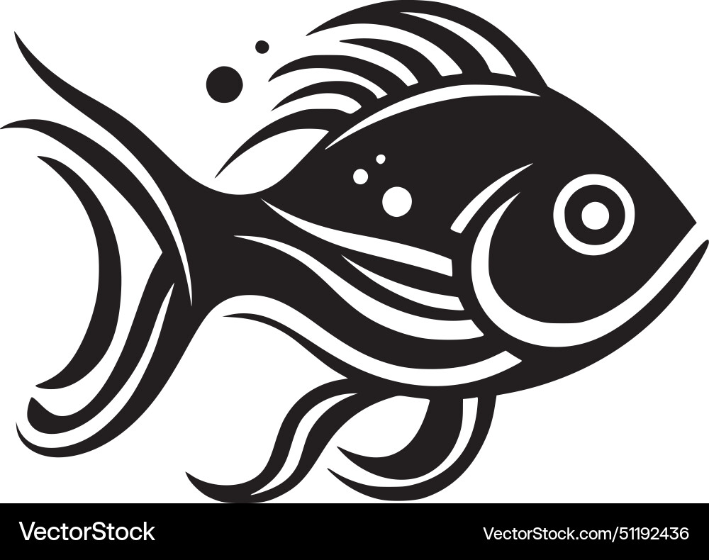 Fisch - minimalistisches und flaches Logo Fisch - minimalistisches und flaches Logo vektorbild