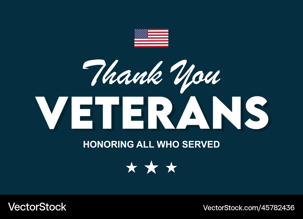 Happy veterans day Happy veterans day Vector Image