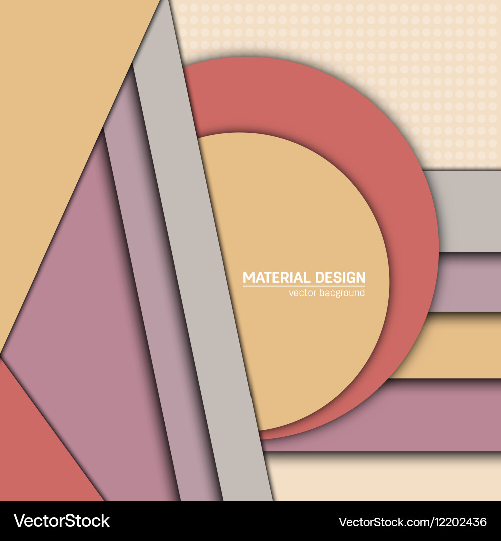 Material design background abstract Vector Image