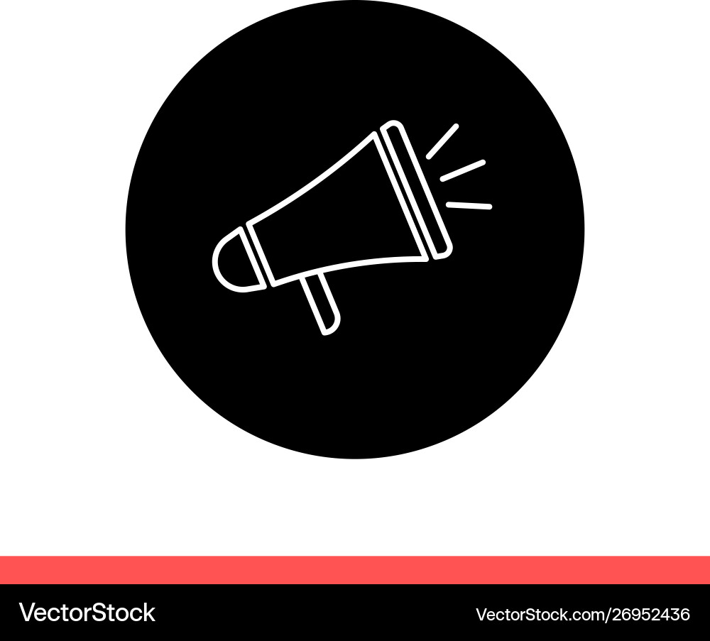 Megaphone icon for web or mobile app Megaphone icon for web or mobile app vector image